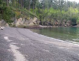 gravel beaches