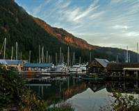 Evening light at Genoa Bay